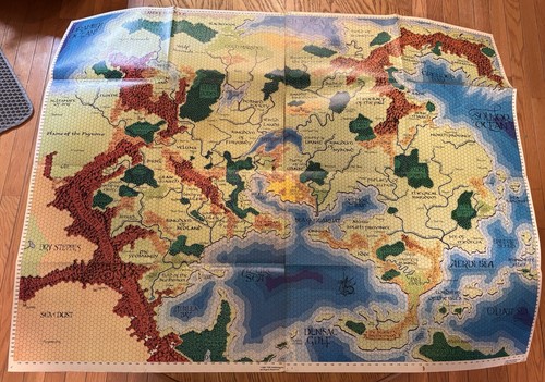 1980 tsr world - tsr, map