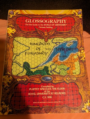 Vintage tsr 1983 - vintage, glossography